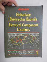 Autodata Electrial Component Locations 1 - sähkölaitteiden komponentit ja niiden sijainti ajoneuvoissa
