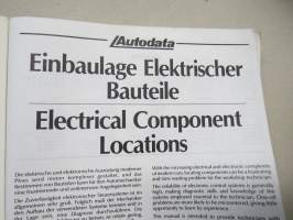 Autodata Electrial Component Locations 1 - sähkölaitteiden komponentit ja niiden sijainti ajoneuvoissa