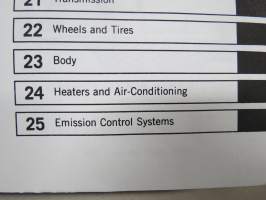 Chrysler Rear Wheel Drive Passenger Cars Chrysler / Dodge / Plymouth 1985 Fifth Avenue, Diplomat, Gran Fury, Newport - Service Manual,  -Korjaamokäsikirja