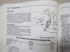 Chrysler Rear Wheel Drive Passenger Cars Chrysler / Dodge / Plymouth 1985 Fifth Avenue, Diplomat, Gran Fury, Newport - Service Manual,  -Korjaamokäsikirja