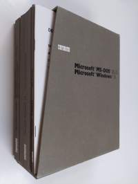 Microsoft MS-Dos 5.0 ; Microsoft Windows 3 - Users guide and reference (laatikossa)