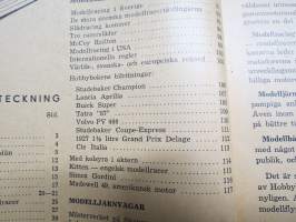Hobby Boken 1949 - Modellflyg - Modelljärnvägar - Modellbåtar - Modellracer / Artiklar, arbetsbeskrivningar, ritningar, fotos
