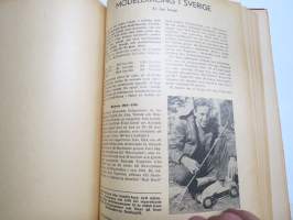 Hobby Boken 1949 - Modellflyg - Modelljärnvägar - Modellbåtar - Modellracer / Artiklar, arbetsbeskrivningar, ritningar, fotos