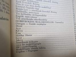 Hobby Boken 1953 - Modellflyg - Modelljärnvägar - Modellbåtar - Modellracer / Ritningar, byggnadsbekrivningar, reportage, regler