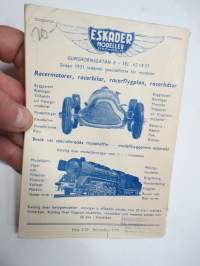 Hobby Boken 1953 - Modellflyg - Modelljärnvägar - Modellbåtar - Modellracer / Ritningar, byggnadsbekrivningar, reportage, regler