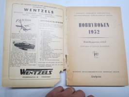 Hobby Boken 1952 - Modellflyg - Modelljärnvägar - Modellbåtar, Historiska modeller - Modellracerbilar / Ritningar, byggnadsbekrivningar, reportage, regler