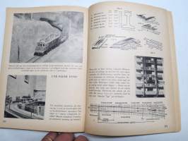 Hobby Boken 1952 - Modellflyg - Modelljärnvägar - Modellbåtar, Historiska modeller - Modellracerbilar / Ritningar, byggnadsbekrivningar, reportage, regler