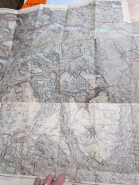 Svenska Fjällkartan - 11. Undersåker, Lunndörsfjällen, Anarisfjällen, Oviksfjällen 1940