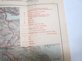 Svenska Fjällkartan - 11. Undersåker, Lunndörsfjällen, Anarisfjällen, Oviksfjällen 1940