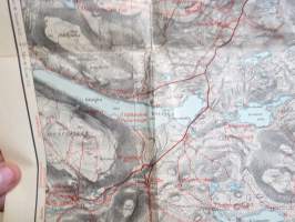 Svenska Fjällkartan - 11. Undersåker, Lunndörsfjällen, Anarisfjällen, Oviksfjällen 1940