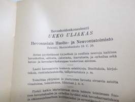 Hevosista - Valikoima kertoelmia ja tutkielmia tekijän hevosaiheita koskettelevasta kirjallisesta tuotannosta, silmälläpitäen erikoisesti suomalaista hevosta