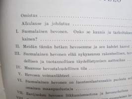 Hevosista - Valikoima kertoelmia ja tutkielmia tekijän hevosaiheita koskettelevasta kirjallisesta tuotannosta, silmälläpitäen erikoisesti suomalaista hevosta