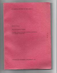 Dramaatikon visiot / Jenny Lilja Jyväskylän Yliopisto 1979