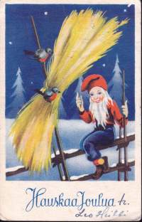 Postikortti joulukortti Hauskaa joulua (97/10 UK Tampere)