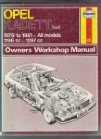 Opel Kadett 1979 - 1981 - Korjauskirja /eng
