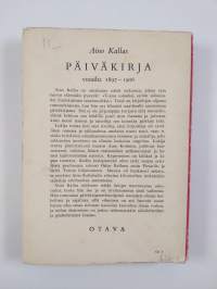 Päiväkirja vuosilta 1897-1906