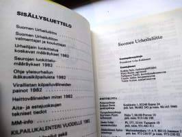 Yleisurheilun kilpailukalenteri 1982