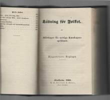 Läsning för folket utgiven av Sällskapet för nyttiga kunskapers spridande.1859  25. Årgången1860  26. Årgången1861  27. Årgången