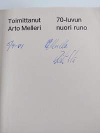 70-luvun nuori runo (signeerattu)