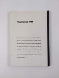 Maalinauha 1965 : nuorten urheilulukemisto