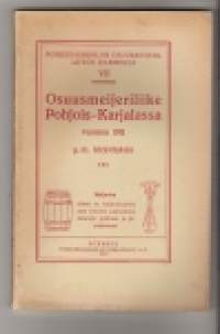 Osuusmeijeriliike Pohjois-Karjalassa vuonna 1911