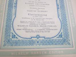 Pohjalaisia (Österbottner) Oper in 3 Akten - Leevi Madetoja Op. 45. Artturi Järviluoma -libretto, oopperan tekstit ja nuotit