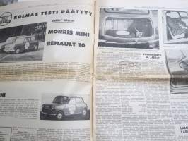 Moottoriviesti 1966 nr 11, Volkswagen Variant &amp; 1500 testi, Opel Kadett testi, Opel Kadett Coupe, Morris MIni &amp; Renault 16, Alfa 1300 GT Junior, Barracuda...