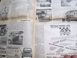 Moottoriviesti 1966 nr 11, Volkswagen Variant &amp; 1500 testi, Opel Kadett testi, Opel Kadett Coupe, Morris MIni &amp; Renault 16, Alfa 1300 GT Junior, Barracuda...