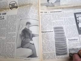 Moottoriviesti 1966 nr 11, Volkswagen Variant &amp; 1500 testi, Opel Kadett testi, Opel Kadett Coupe, Morris MIni &amp; Renault 16, Alfa 1300 GT Junior, Barracuda...