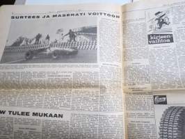 Moottoriviesti 1966 nr 11, Volkswagen Variant &amp; 1500 testi, Opel Kadett testi, Opel Kadett Coupe, Morris MIni &amp; Renault 16, Alfa 1300 GT Junior, Barracuda...