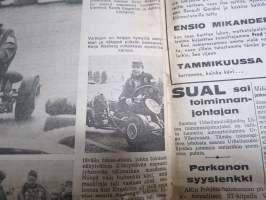 Moottoriviesti 1966 nr 11, Volkswagen Variant &amp; 1500 testi, Opel Kadett testi, Opel Kadett Coupe, Morris MIni &amp; Renault 16, Alfa 1300 GT Junior, Barracuda...