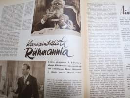 Elokuva-Aitta 1949 nr 20, Kansikuva Eeva-Kaarina Volanen - Katupeilin takana, Suomi-Filmi 30 vuotta, Viviane Romance, ym.