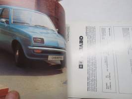 Vauxhall Chevette -myyntiesite