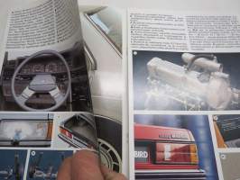 Datsun Bluebird 1,8 bensiini / 2,0 diesel -myyntiesite / sales brochure
