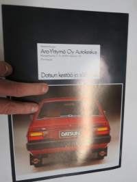 Datsun 120Y / 150Y Sunny -myyntiesite / sales brochure