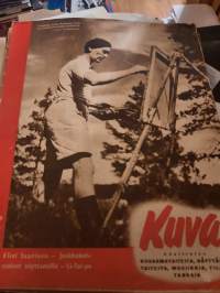 Kuvataidelehti syyskuu 9/1946 Taiteilija Erkki Koponen, Eliel Saarinen, joukkokohtaukset näyttämöllä