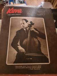 Kuvataidelehti lokakuu 10/1950 sellotaiteilija Esko Valsta, musiikkia Bayreuthissa, kotka pyrkii eteenpäin
