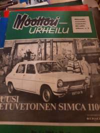 Moottoriurheilu 3/1968 20 vsk Mikkolalle neuvottelutarjouksia MC-rallin jälkeen, uusi etuvetoinen Simca 1100, Klaus Enders