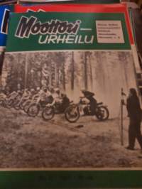 Moottoriurheilu 11/1967 19 vsk pienen luokan motocrossmiehet Ahvenistolla, raju yhteenajo rihkamakauppiaan kanssa