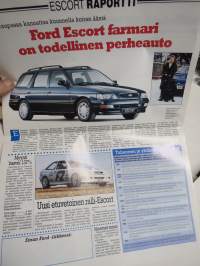 Ford Escort Raportti (Kansikuvassa Tommi Mäkinen) 1994 -myyntiesite