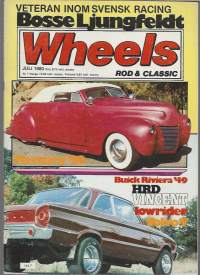 Wheels magazine 1980 Juli / Rod&amp;Classic Buick Riviera, Volvo T, Bosse Ljungfeldt