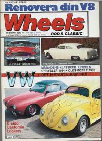 Wheels magazine 1983 Februari / Rod&amp;Classic , Chevrolet Nomad 1955, Chevrolet Lowrider, Licoln, Oldsmobile 1962, VW