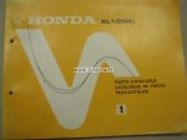 Honda XL125Rc -varaosaluettelo