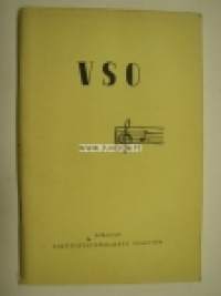 VSO Varsinais-Suomalainen osakunta -laulukirja