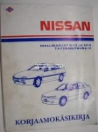 Nissan mallisarjat B13 ja N14 -korjaamokäsikirja täydennysosa IV