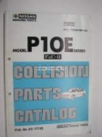 Nissan P10E series P &amp; C -II collision parts catalog -kolariosaluettelo