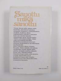 Sanottu mikä sanottu