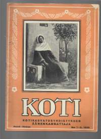 Koti 1929 nr 7-8 / Kotikasvatusyhdistyksen äänenkannattaja