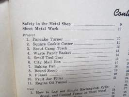 General Shop Metalwork -metallitöiden teko ja niiden järjestelyt työpajassa