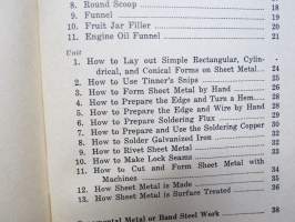 General Shop Metalwork -metallitöiden teko ja niiden järjestelyt työpajassa